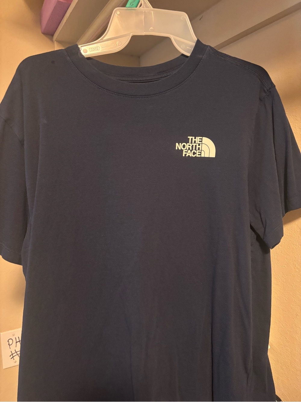 3PCS! The North Face women’s Navy, purple, white Short-Sleeve Logo T-Shirt L